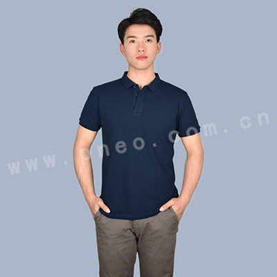 POLO衫定制精梳棉材質(zhì)